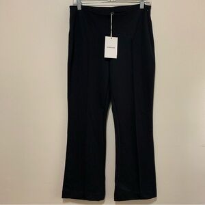 Everlane The Dream Kick Flare Pants  Black Pull on Knit  size medium